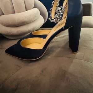 Elegant Blue Women's Heels